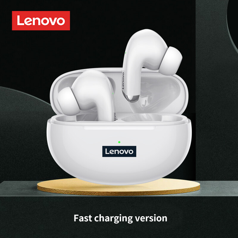 Lenovo LP5 TWS Bluetooth Earphone with Mic 9D Stereo Wireless Earbuds IPX5 Waterproof Sports Bluetooth Headset For IOS Androids