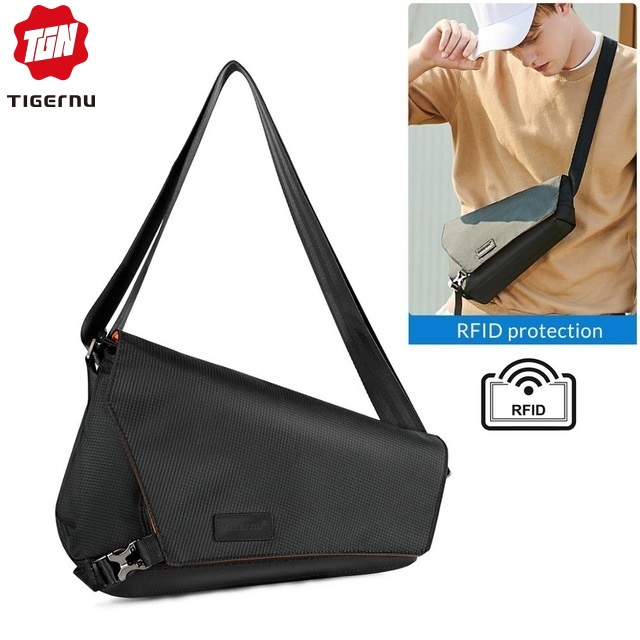 2020 Tigernu Men Sling Bag Waterproof Messenger Bag Anti-theft Shoulder Bag pack Korean Bags