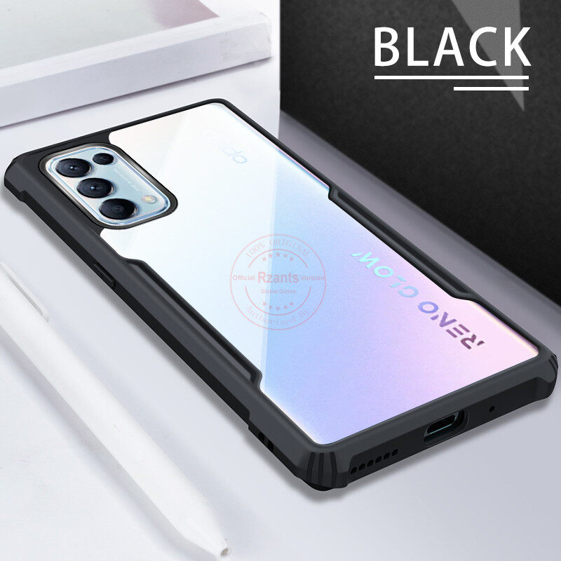 Rzants For OPPO Reno 5 Reno 5 Pro 5G Hard Soft Casing【Blade】Soft Case【Blade] Phone Casing Back Clear Hard Cover