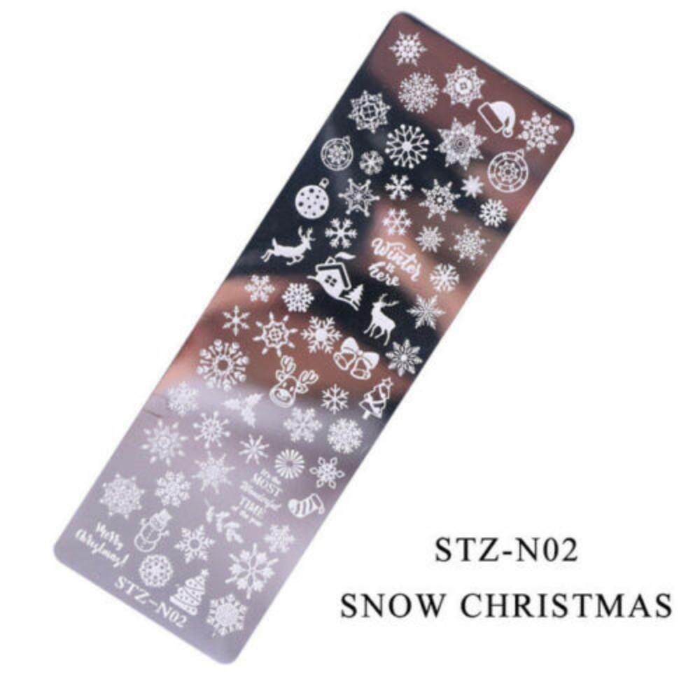 3D DIY Nail Art Stamping Plates Fashion Lace Flower Cats Templates Polish Stamper