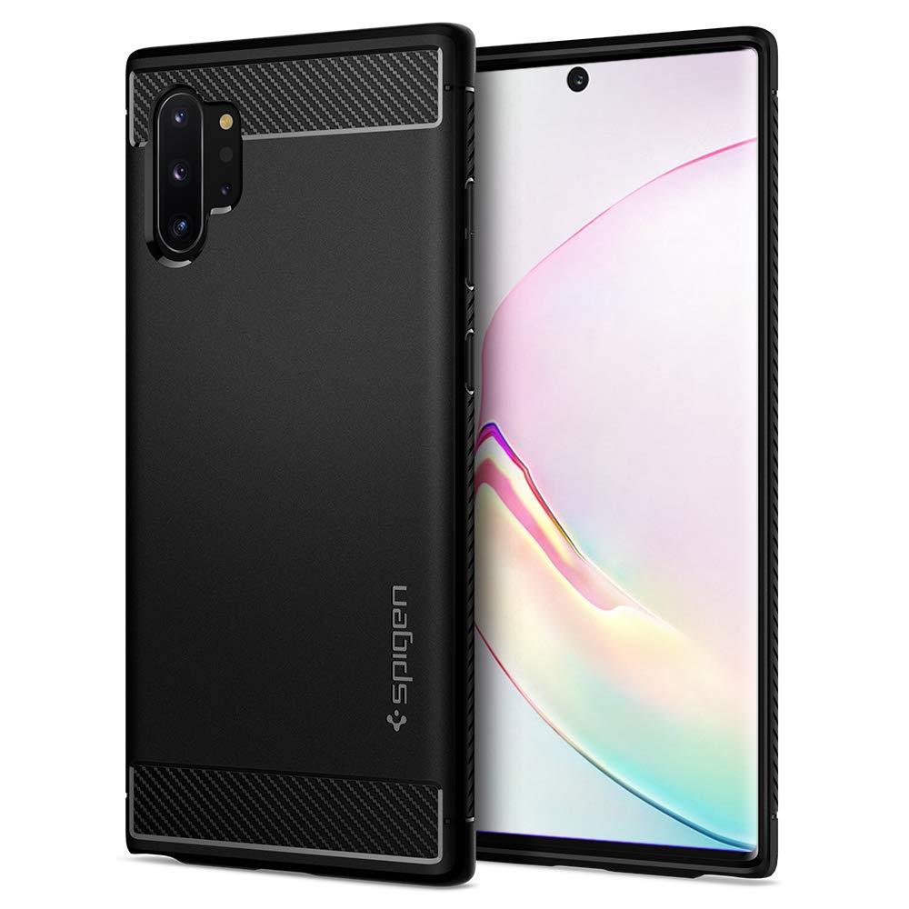 Spigen Samsung Galaxy Note 10+ Case Note 10 Plus Case Rugged Armor Mil-Grade Protection Car-inspired Design