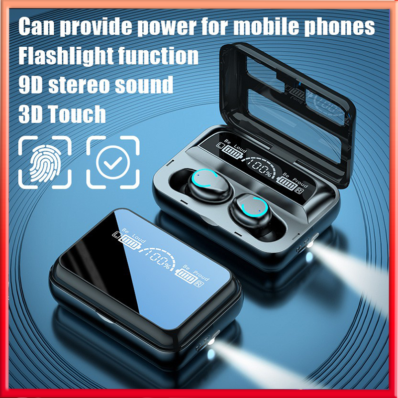 Bluetooth-compatible Wireless Headphones With 3500 mAh Charging Case HIFI Panoramic Sound Effect Spo bluetooth earphone original branded bluetooth earphone wireless bluetooth earphone for android blue