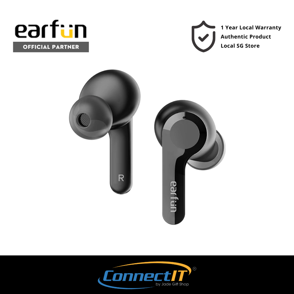 EarFun Air Truly Wireless Bluetooth 5.0 Earbuds With 4-Microphone Noise-Canceling Call Technology And IPX7 Waterproof Rating (1 Year Local Warranty)