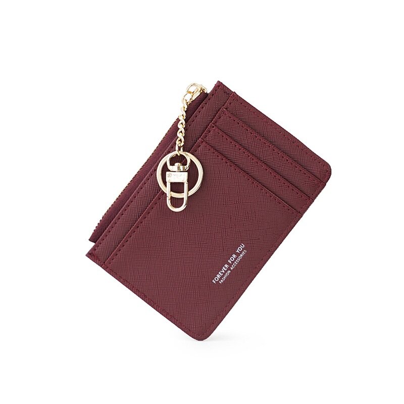 Mini Women Card Holders Multifunctional Card Wallet Zip Coin Purses