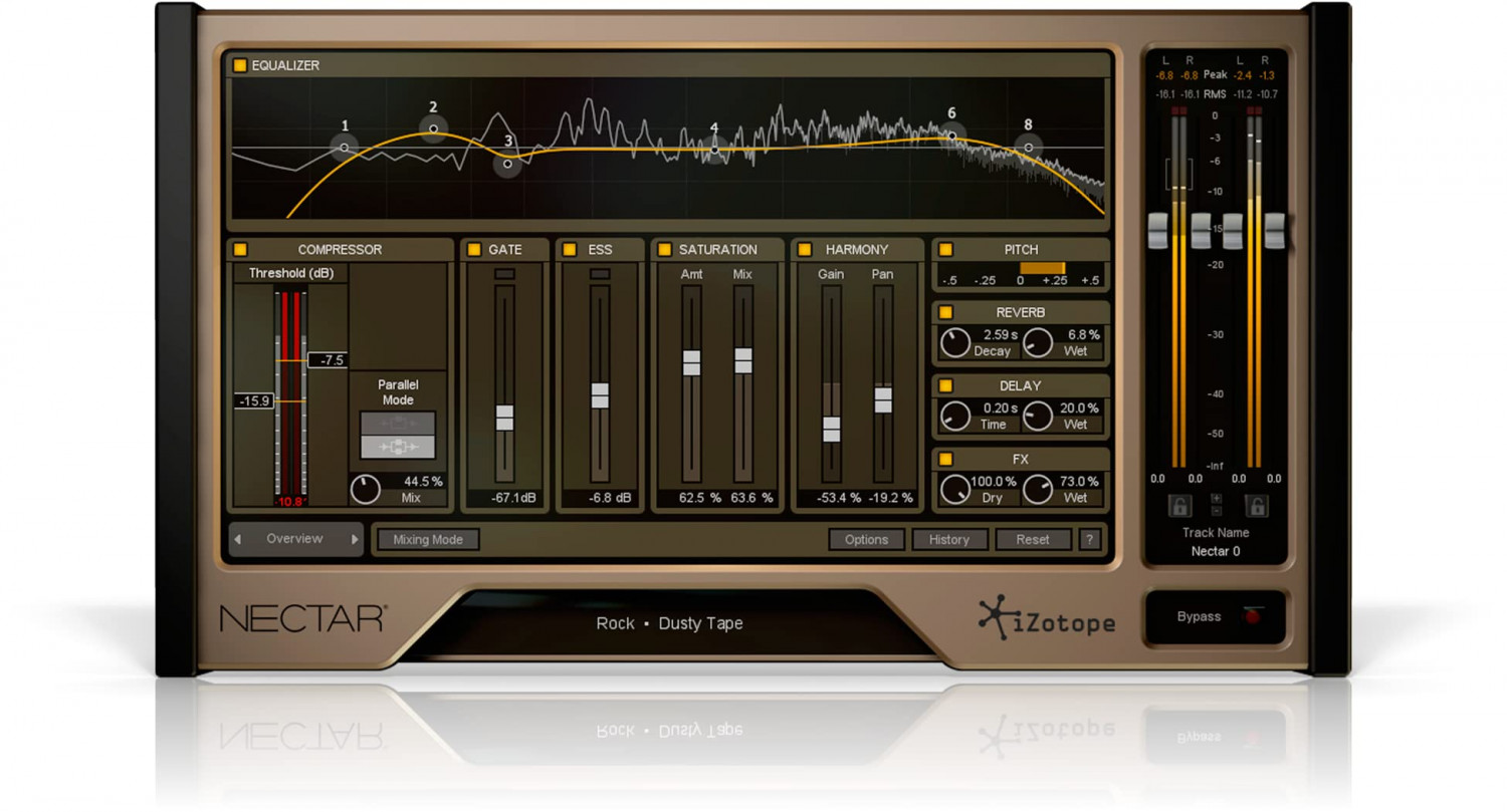 Nectar 2 Production Suite: Professional Vocal Audio Software, iZotope [Online Code]