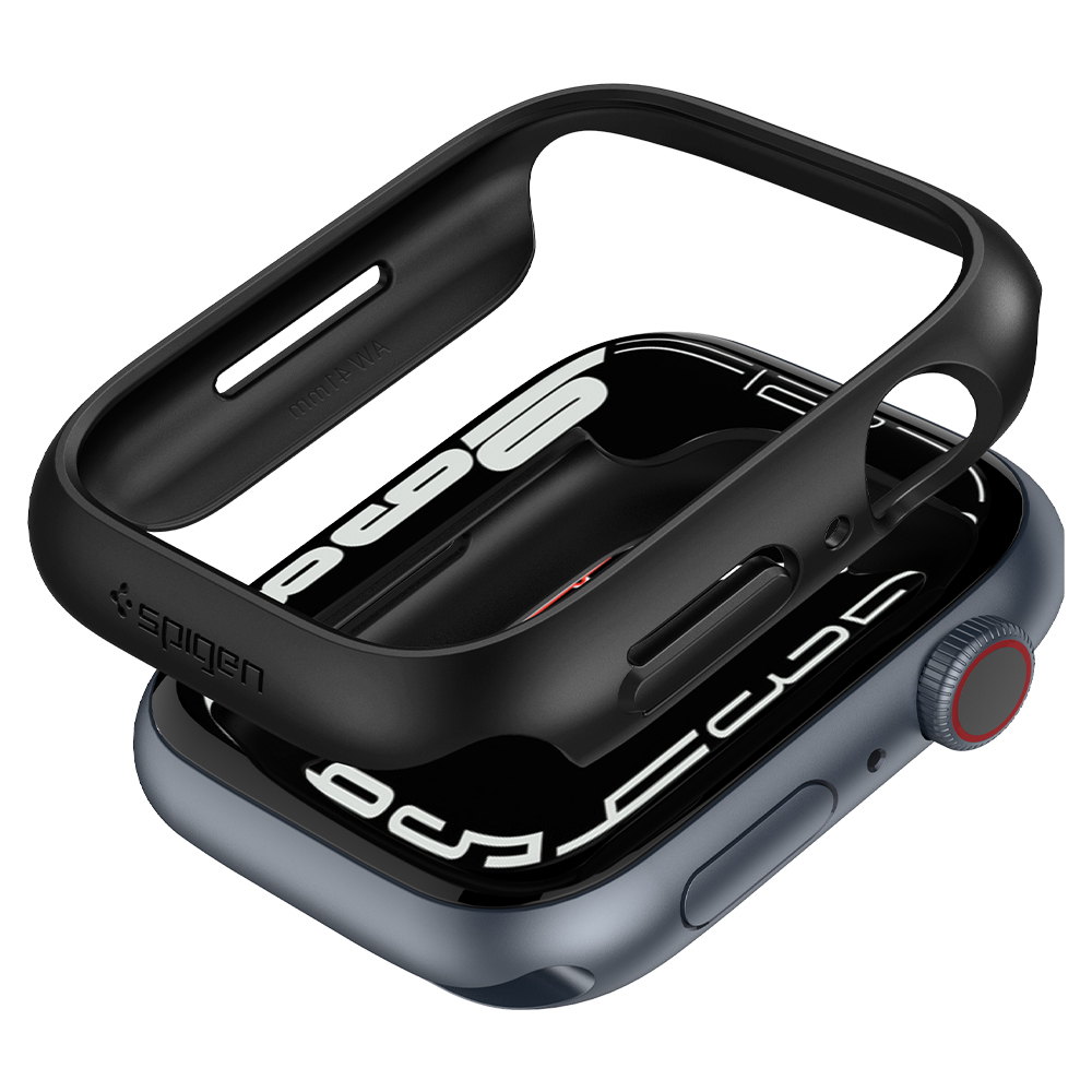 Spigen Apple Watch Series 8 Case (2022) Apple Watch Series 7 Case (45mm) Thin Fit Hard Cover Slim Protective Casing