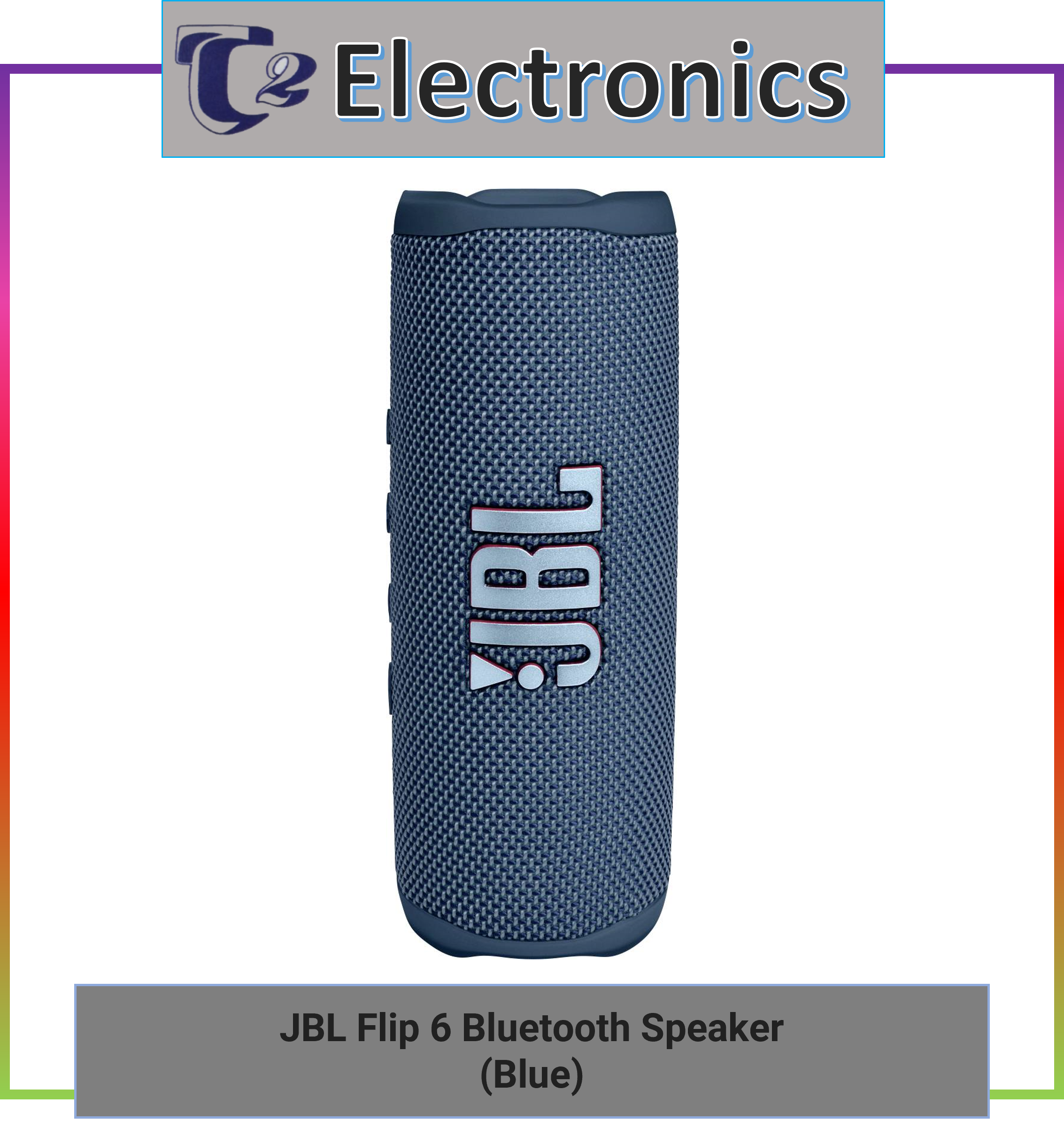 JBL Flip 6 Portable Bluetooth Wireless Speaker - T2 Electronics