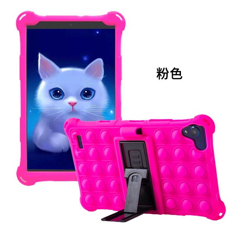 Case For Huawei Mediapad T3 KOB-L09 8.0 inch Soft Silicone Case Pop Stress-Relieve Case Push It Bubble Stand Cover With