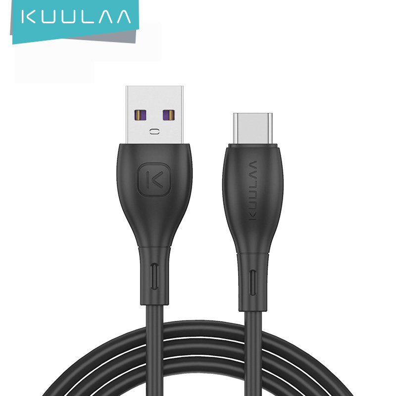KUULAA 0.25m/0.5m/1m/2m Type C USB Cable 3A Fast Charging Macaron Silicone Charger Microusb Cable Data Transfer For Xiaomi Mi Redmi 7 Fast Charging Charger Cable For Samsung S7 Huawei Honor 8X USB Cor