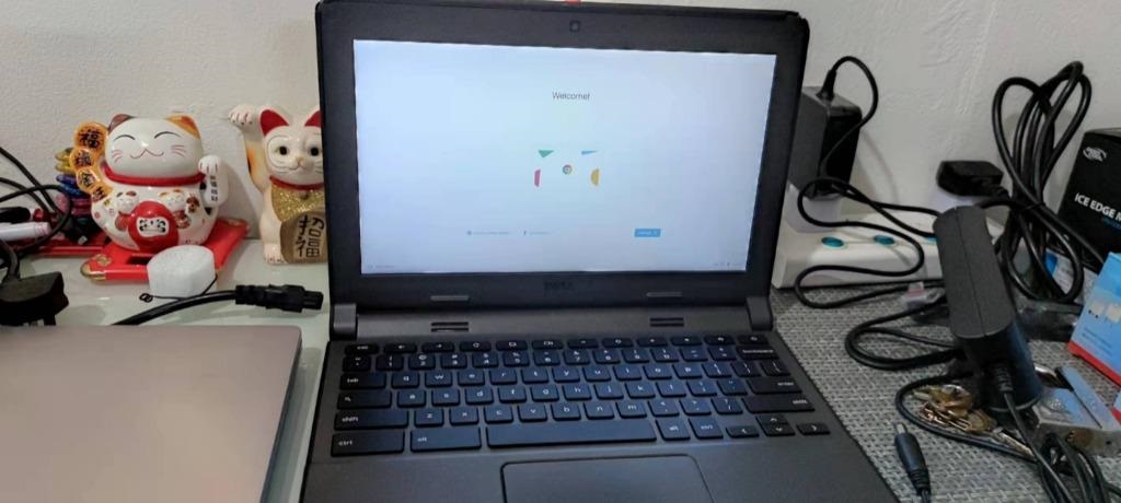 (Refurbished) Dell/ Samsung Chromebook  laptop 11.6”, /16GB, /4GB RAM / HD Display  good for wfh/kids light