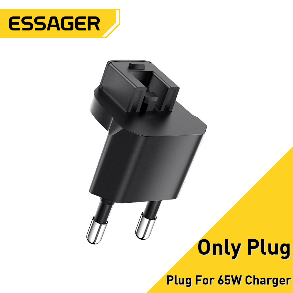 Essager Plug Adapter For Essager 65W GaN USB Type C Charger