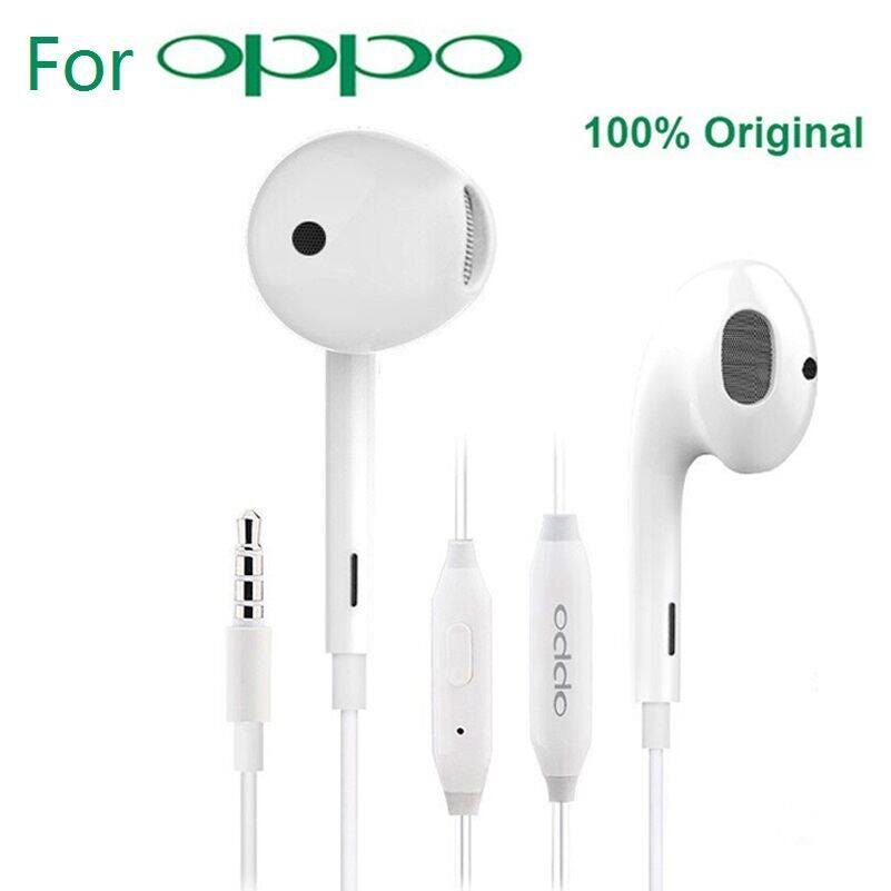 Original OPPO R11 Headsets with 3.5mm Plug Wire Controller Earphone for Xiaomi Huawei OPPO R15 OPPO Find X F7 F9 OPPO R17