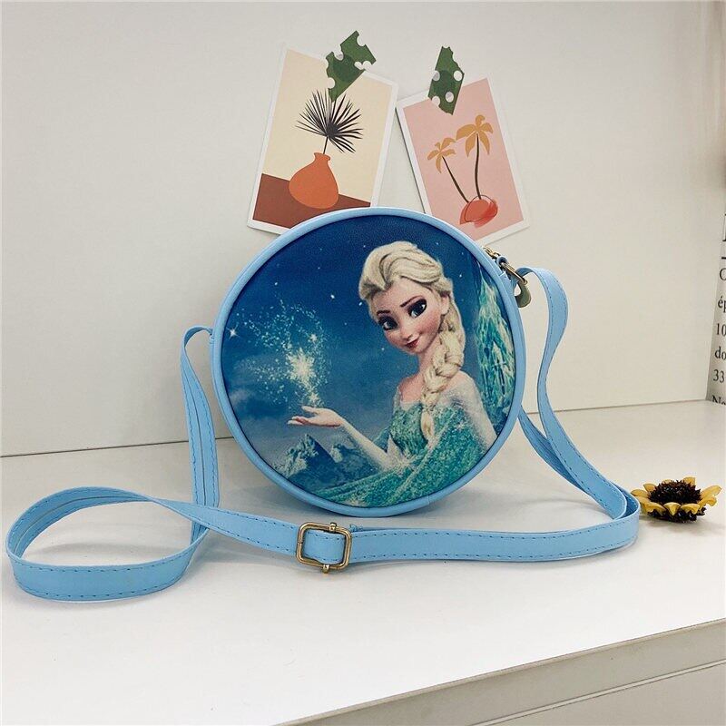 2022 New Cartoon Backpack for Children Frozen2 Anna Elsa Bag Waterproof Pu Bag Baby Girl Kindergarten Schoolbag for Girls