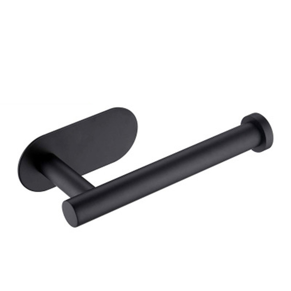 Wall Mounted Self Adhesive Bathing Shelf Kitchen Toilet Paper Holder Hanger Towel Holder Bathroom Accessories