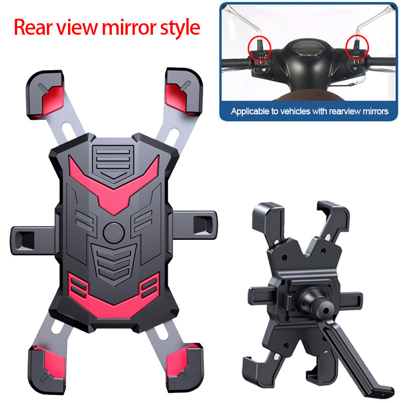 Electric Vehicle Mobile Phone Holder Navigation Stand Bike Pedal Battery Motorcycle Shock Absorption Riding Bracket