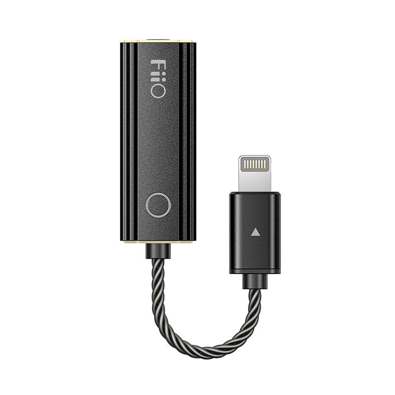 FiiO KA2 TypeC/Lightning To 4.4mm Dongle, Double DAC CS43131 DSD256, HIFI Cable Adapter for Android IOS MAC Win10