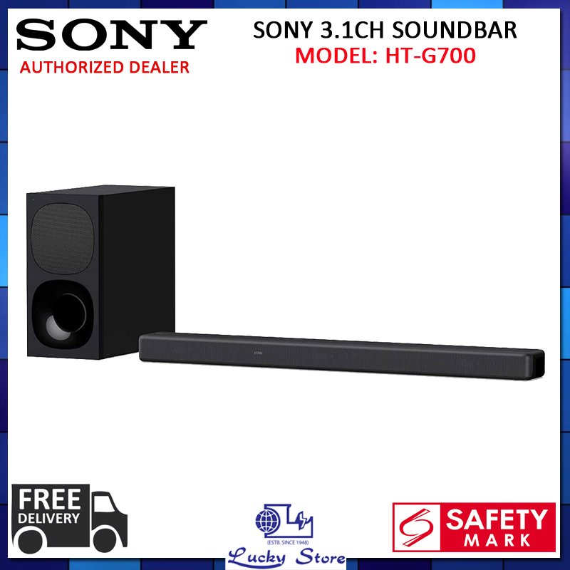(Bulky) SONY HT-G700 3.1CH DOLBY ATMOS SOUNDBAR WITH WIRELESS SUBWOOFER, 1 YEAR SONY SINGAPORE WARRANTY