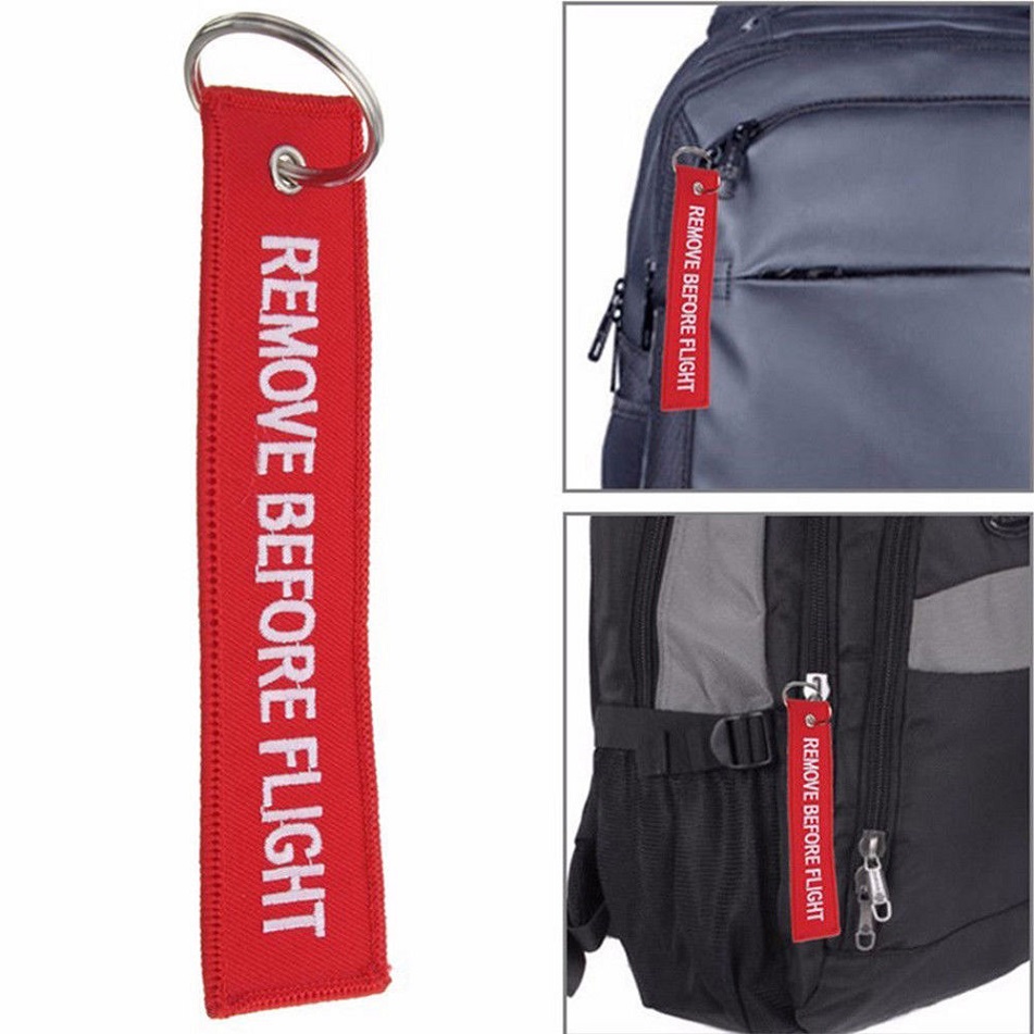 Remove Before Flight Keychain ring | Baggage Tag | 1 Piece