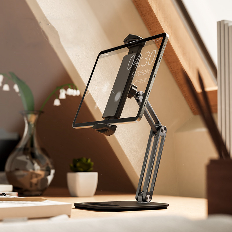 Adjustable 360° Tablet & Phone Holder Stand (High Quality - Aluminium Alloy