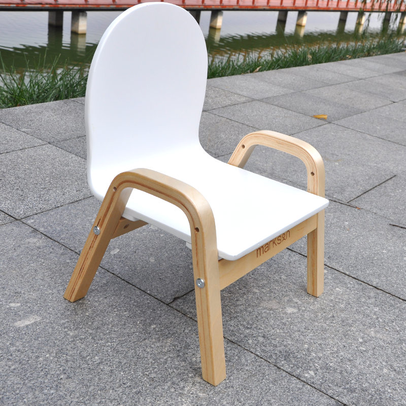 Children's Chair Kindergarten Baby Small Chair Back Chair Children Armchair Stool Simple Solid Wood Home Small Bench