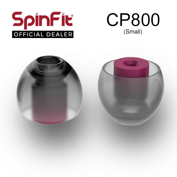 SpinFit CP800 Single-Flange Silicone Eartips