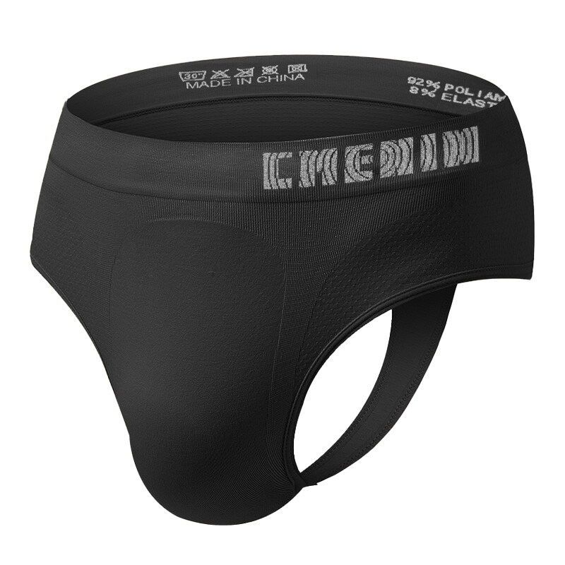 CMENIN 1Pcs nylon Stripe Quick Dry Men Underwear Thong Men Jockstraps Hot Sale Jockstrap Mens Thongs G strings Pouch CM103