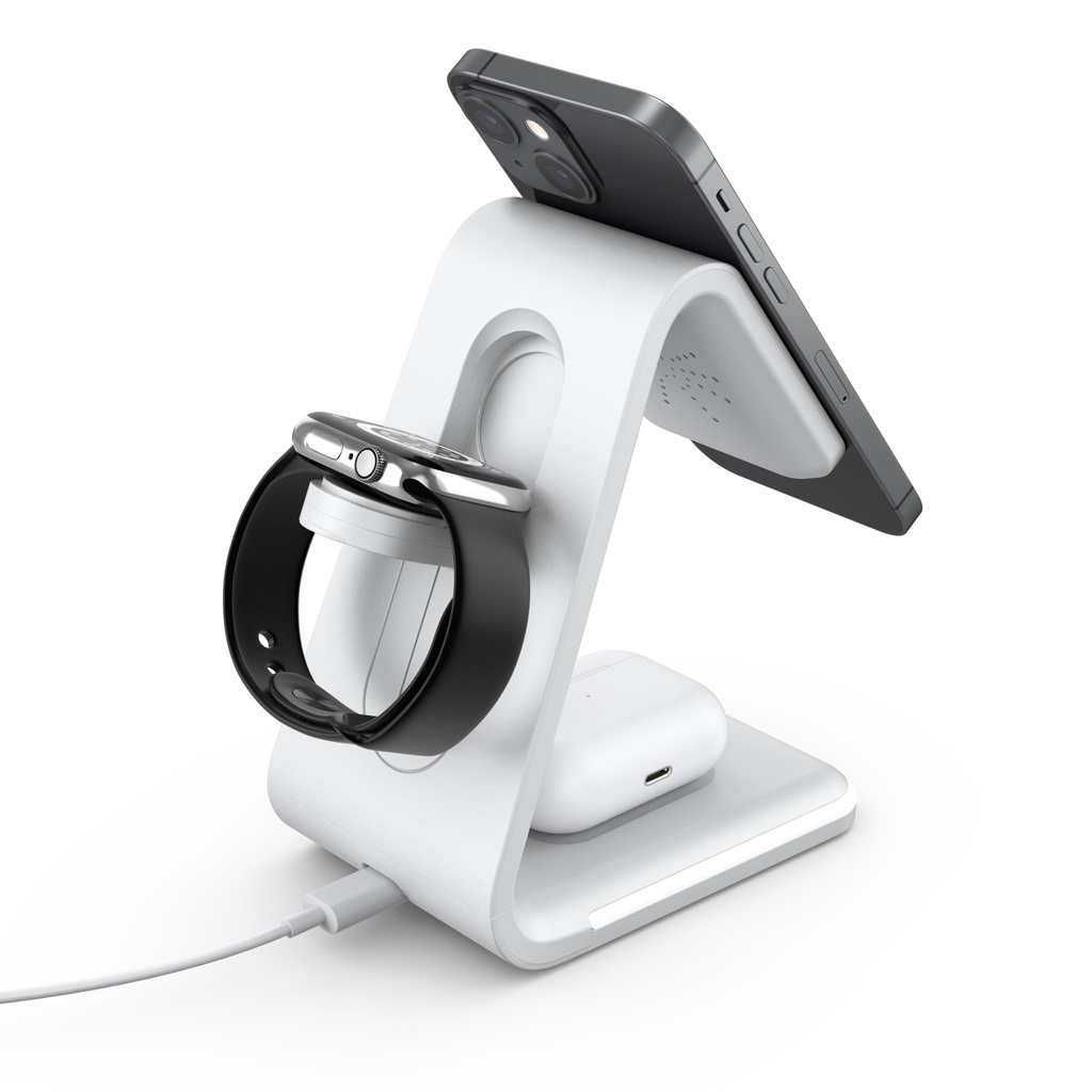 DESKTRON Wireless Charger, Night Light Magnetic 3 in 1 Qi Fast Wireless Charging Station For iPhone Apple Watch Airpods