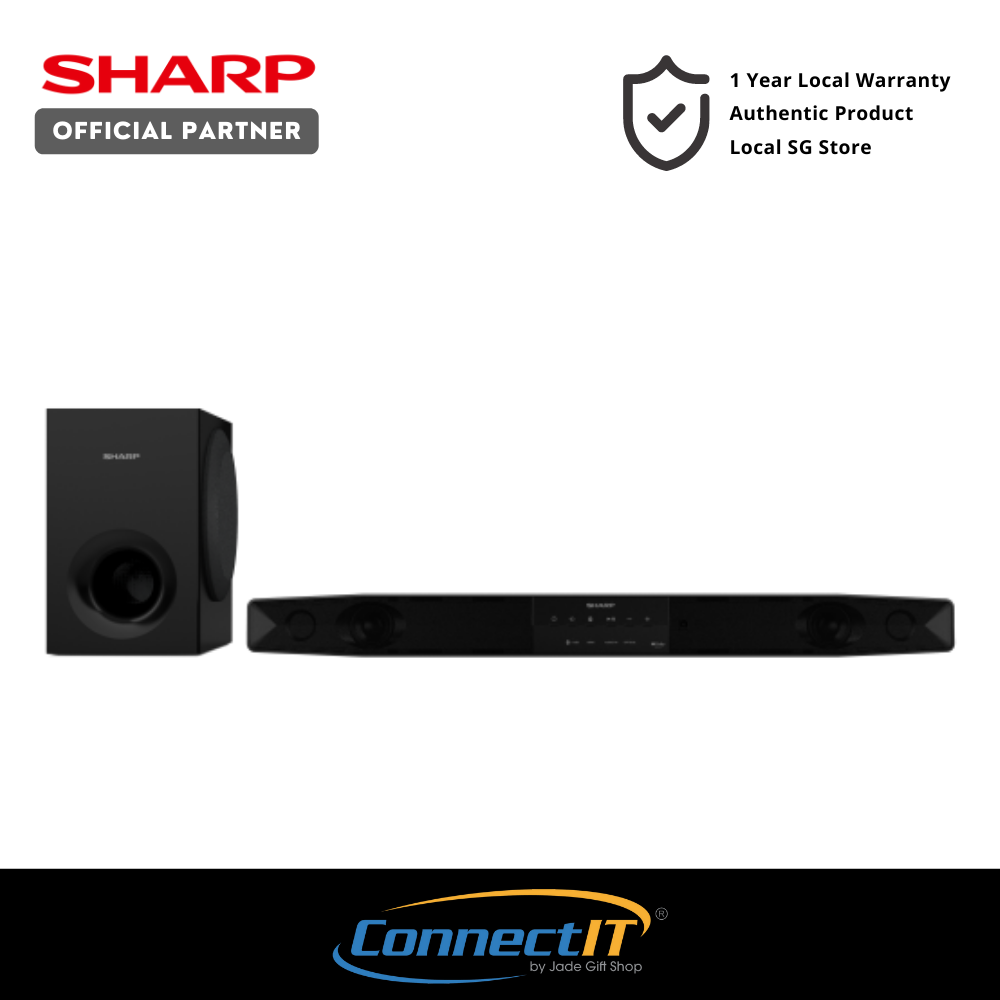 SHARP HT-SBW125 2.1ch Sound Bar with Wireless Subwoofer ( 1 year warranty )