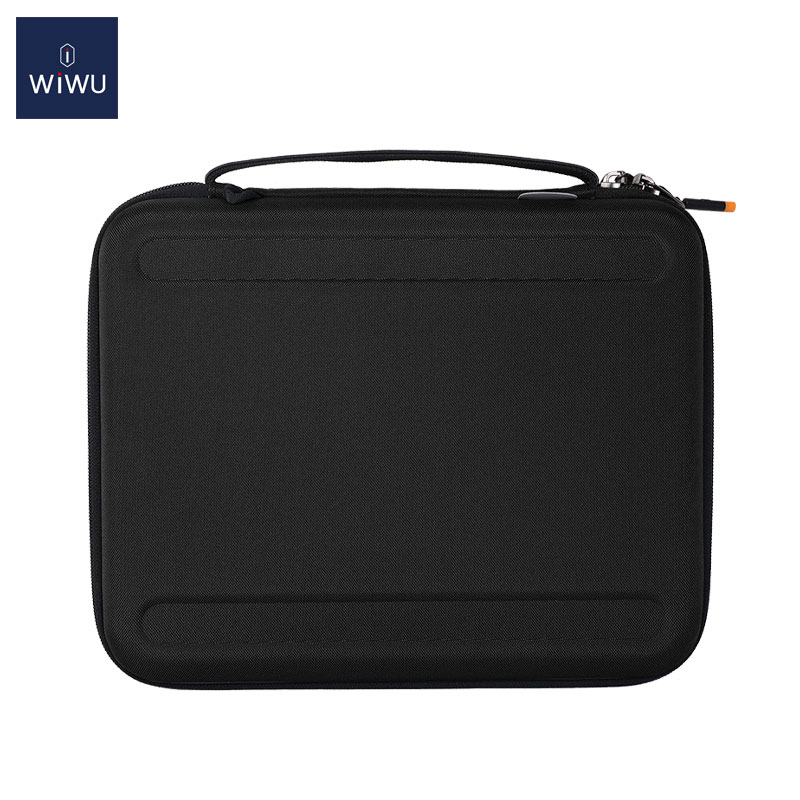 WIWU Hard Portable Case for iPad up to 12.9 inch Protective Sleeve with Accessories Pocket, Carrying Storage Bag for iPad Magic Keyboard with Detachable Strap