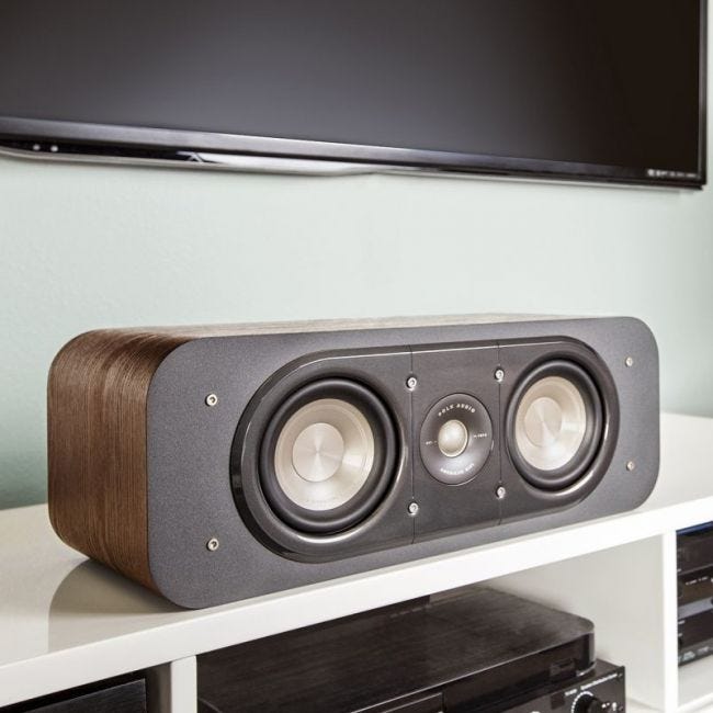polk audio s30 centre speaker walnut 1 year warranty