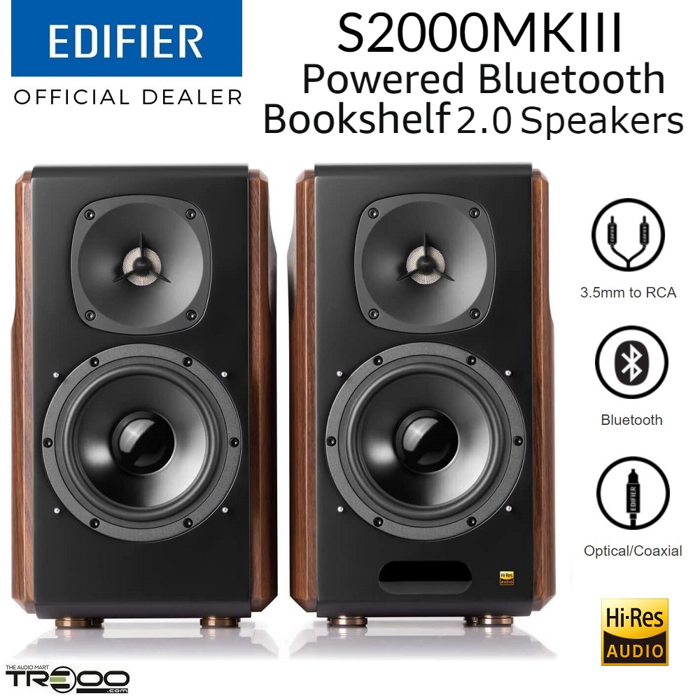 Edifier S2000 MKIII Wireless Bluetooth 2.0 Desktop Bookshelf Speakers