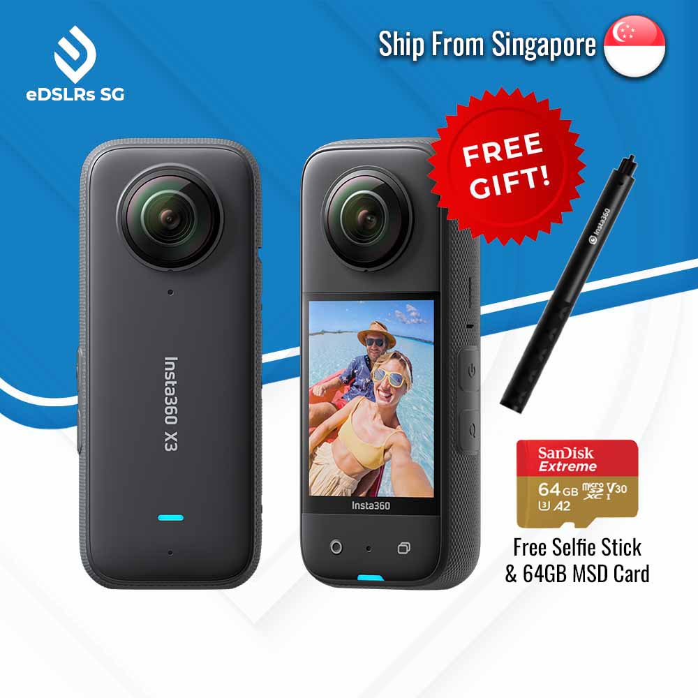 Insta360 X3 5.7K 360 Action Camera Insta 360 X3 (Pre-Order)