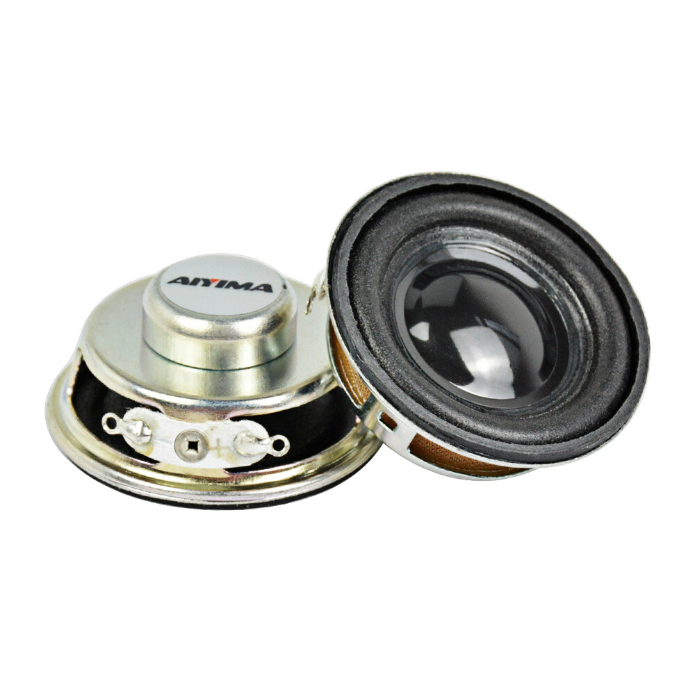 AIYIMA 2Pcs 1.5Inch 40MM Mini Portable Speakers 4ohm 3W Full Frequency Stereo Sound Small Hifi Speaker
