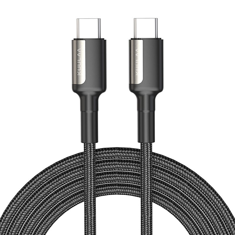 KUULAA USB Type C to USB C PD 100W Cable Samsung Note 10 Galaxy S9 S10 S20 Xiaomi Quick Charge 4.0 PD 100W Fast Charger Cable for MacBook