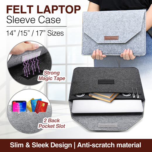 ?13/14/15/17 inch MacBook/Laptop Sleeve ? Felt Material