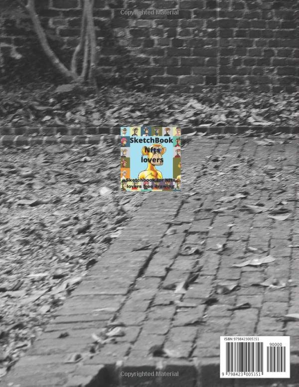 Sketch book Nft lovers: 8.5 x 11 inches (21.59 × 27.94cm) 120pages , drawing Notebook for nfts lovers , design Paperback – Large Print, 25 February 2022