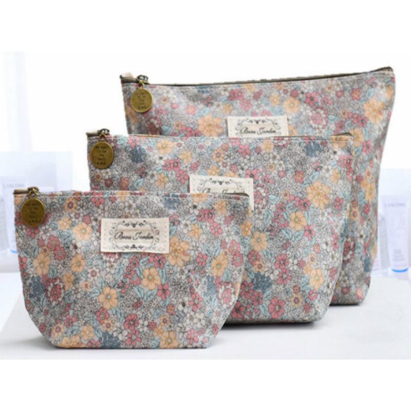 Cosmetic Makeup Bag Travel Pouch Toiletries Bag Organizer Value Set of 2