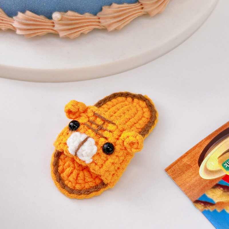 MJartoria Women Girls Knitting Side Bangs Clip Ornament Hair Clips Barrettes Hairpins Hair Accessories