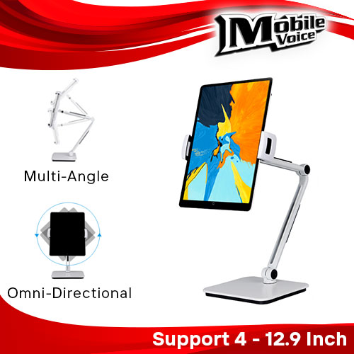 EnergSolo™ 360° Rotatable Tablet / Mobile Phone Holder Stand for Apple Samsung Huawei Smartphone (4 inch to 12.9 inch)
