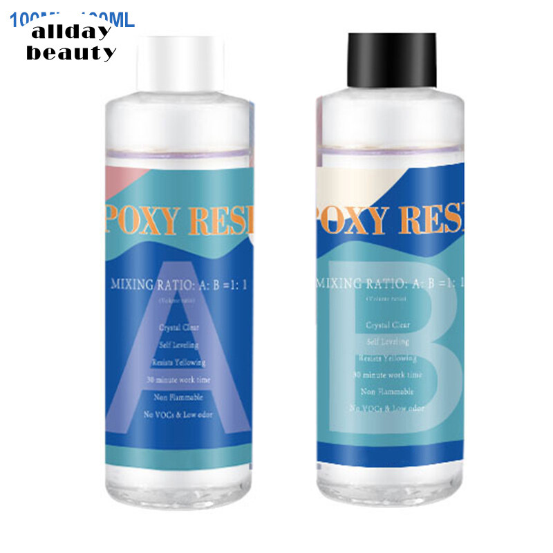 ALL Epoxy Resin Kit Crystal Clear Hardener Kit Easy Mix DIY Supplies For Art Casting Resin Jewelry Projects