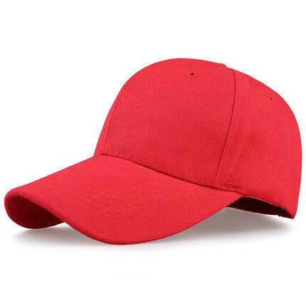 Spring/Summer Casual All-matching Brim Hat Women's Pure Black White Sports Sun-Proof Baseball Cap Korean Style Men's Hip Hop Hat Fashion