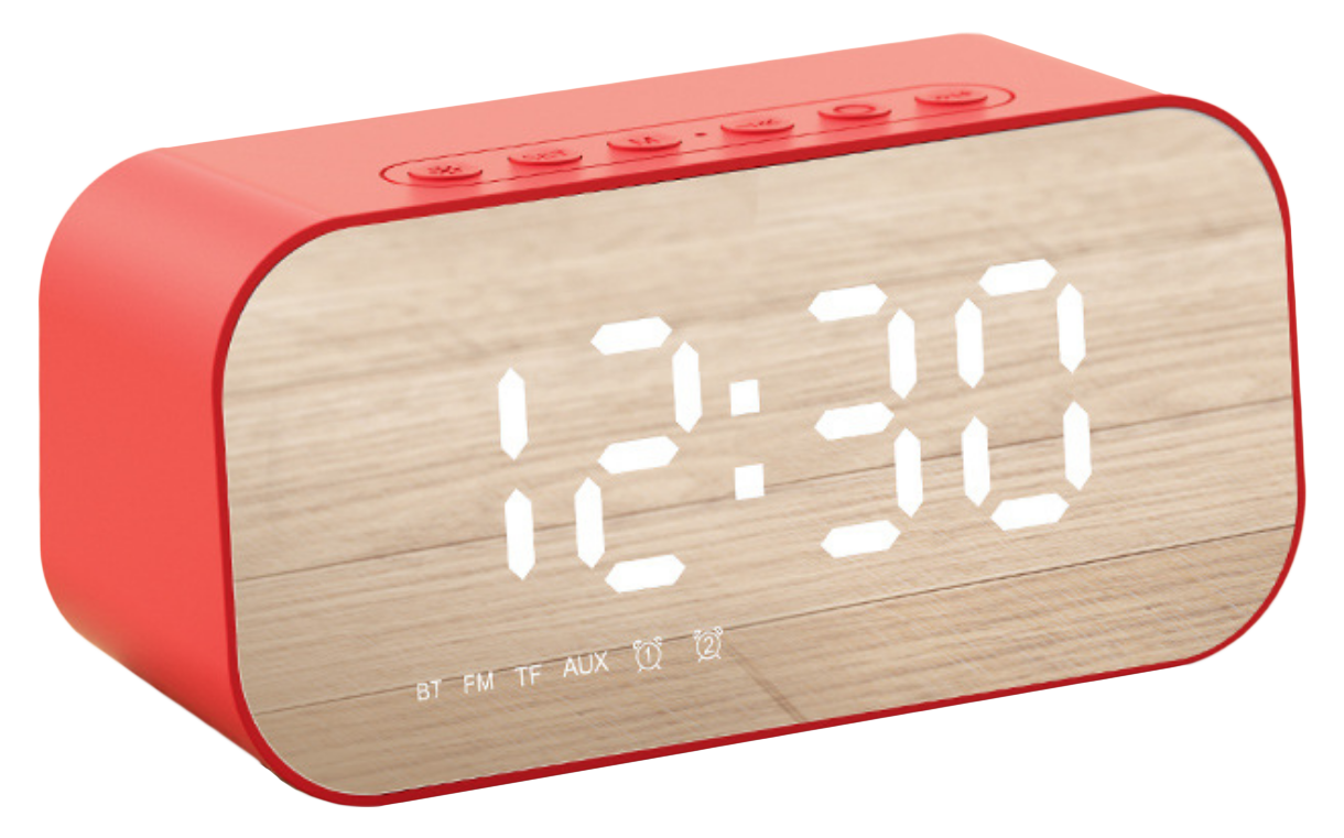 Havit M3 Wireless Bluetooth Speaker, 2200mAh Model, LED Display, Dual Alarm Clock, FM Radio, TF Card, Stereo Bass Speaker with Mic