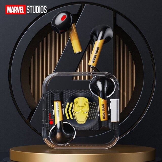 Marvel LK10 Bluetooth Earphone True Wireless Ear Buds Bluetooth 5.2 Gaming Headset Waterproof IPX5 Low Latency Long Battery Life With Mic