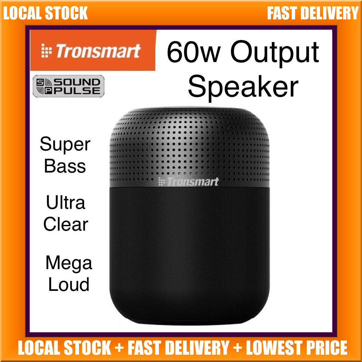 Tronsmart Element T6 Max 60w Super Bass Bluetooth 5.0 NFC Speaker SoundPulse 20 Hours Playtime USB-C