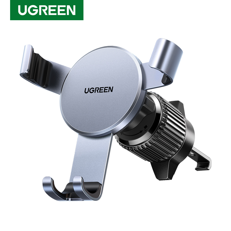 UGREEN Car Vent Phone Mount Gravity Phone Holder Hands-Free Car Air Vent Mount Auto Lock for iPhone 14 13 12 11 Pro Max Galaxy S22 S9 S10 Realme Oppo Vivo Phone Holder