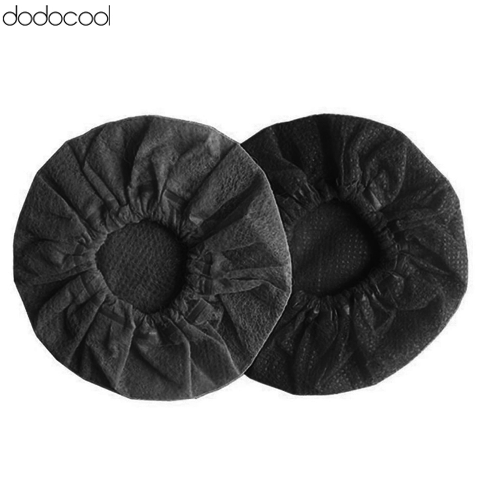 【Ready】dodocool 100Pcs Eco-friendly Microphone Covers Windscreen Dustproof Protection Mike Cover (Black)