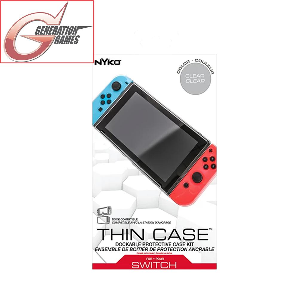 Nyko Thin Case for Nintendo Switch (Clear/Neon)