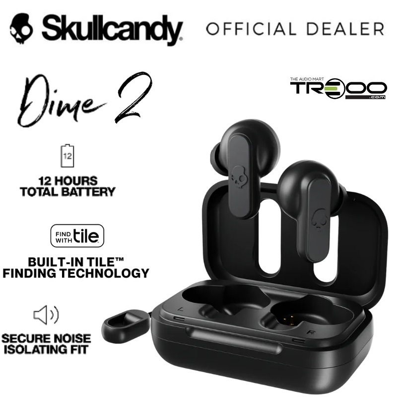 Skullcandy Dime 2 True Wireless Bluetooth In-Ear Earphones With Microphone